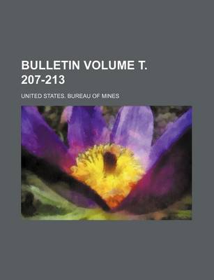 Book cover for Bulletin Volume . 207-213