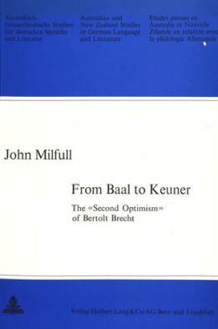 Cover of From Baal to Keuner