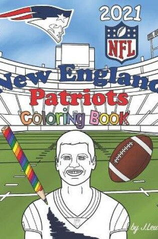 Cover of New England Patriots Coloring Book 2021