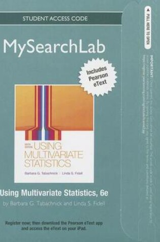 Cover of MyLab Search with Pearson eText -- Standalone Access Card -- for Using Multivariate Statistics