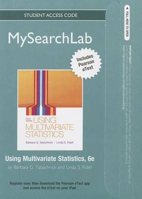 Book cover for MyLab Search with Pearson eText -- Standalone Access Card -- for Using Multivariate Statistics