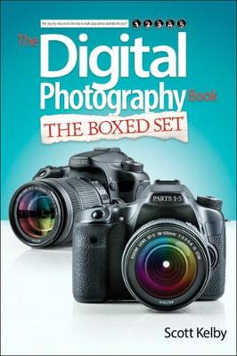 Book cover for Scott Kelby's Digital Photography Boxed Set, Parts 1, 2, 3, 4, and 5 slipcover