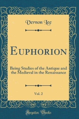 Cover of Euphorion, Vol. 2