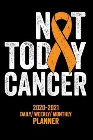 Cover of Not Today Kidney Cancer