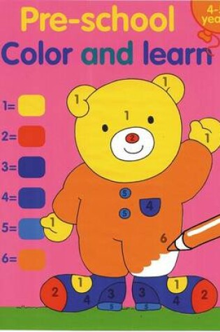Cover of Pre-School Color and Learn