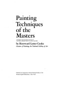 Book cover for Painting Techniques of the Masters