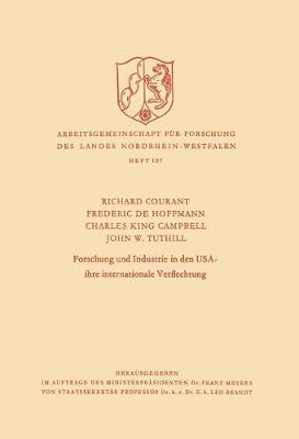 Book cover for Forschung und Industrie in den USA - ihre internationale Verflechtung