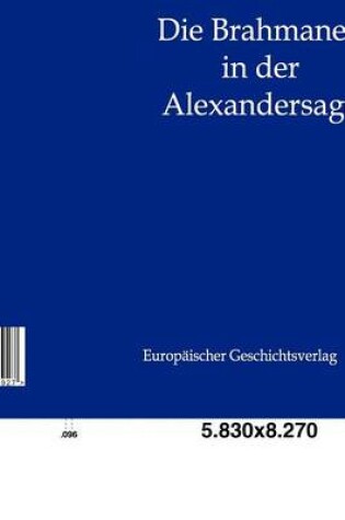 Cover of Die Brahmanen in Der Alexandersage