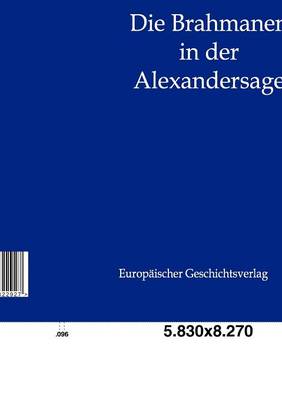 Book cover for Die Brahmanen in Der Alexandersage