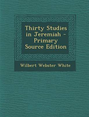 Book cover for Thirty Studies in Jeremiah