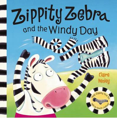 Book cover for Zippity Zebra and the Windy Day