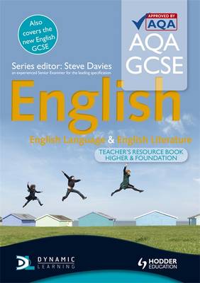 Book cover for AQA GCSE English Language and English Literature Teacher's Resource Book