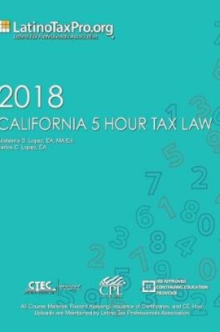 Cover of 2018 California 5 Hour Tax Law