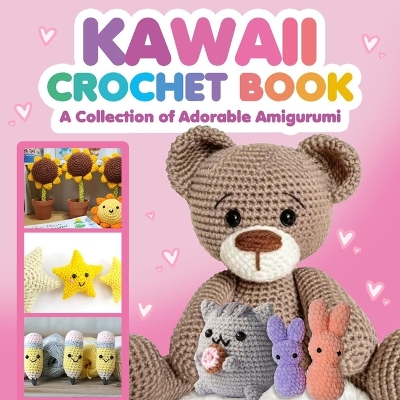 Book cover for Kawaii Crochet Book