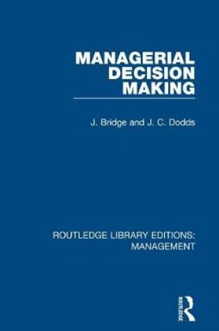 Cover of Managerial Decision Making