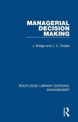 Book cover for Managerial Decision Making