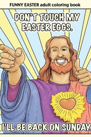 Cover of Funny Easter Adult Coloring Book