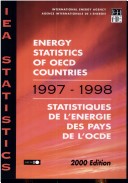 Book cover for Energy Statistics of Oecd Countries: 1997/1998 2000 Edition