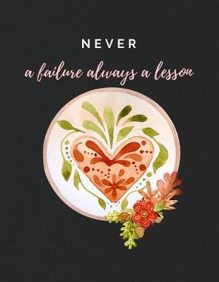 Book cover for Never a Failure Always a Lesson