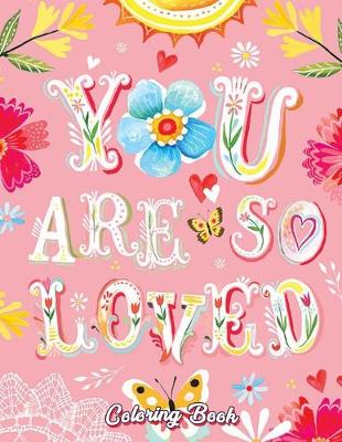 Book cover for You Are So Loved Coloring Book