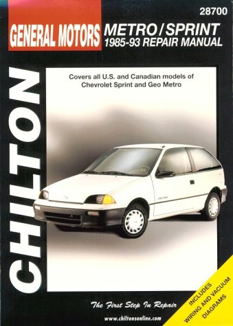 Cover of GM Chevrolet Sprint/Geo Metro, 1985-93