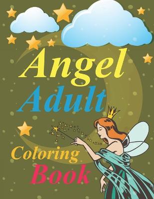 Book cover for Angel Adult Coloring Book
