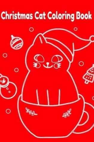 Cover of Christmas Cat Coloring Book