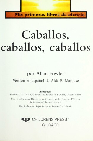 Cover of Caballos, Caballos, Caballos