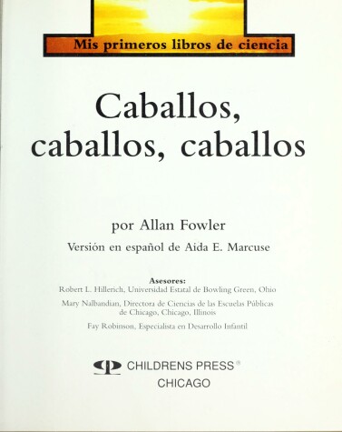 Cover of Caballos, Caballos, Caballos