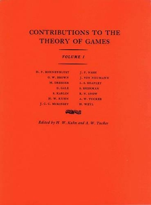 Cover of Contributions to the Theory of Games (AM-24), Volume I