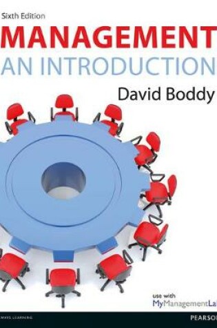 Cover of Management: An Introduction, by David Boddy - with MyManagementLab