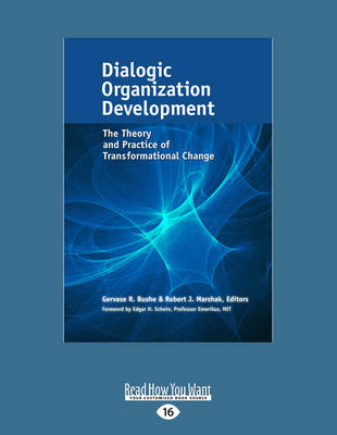 Cover of Dialogic Organization Development