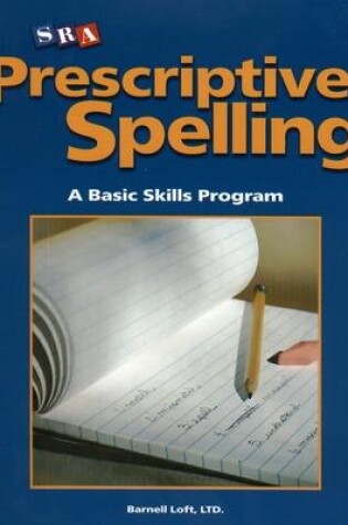 Cover of Prescriptive Spelling, Student Edition Book C