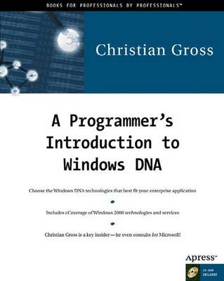 Book cover for A Programmer's Introduction to Windows DNA