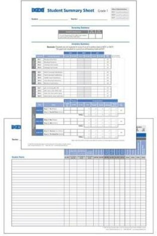 Cover of Student Record and Class Summary Sheets