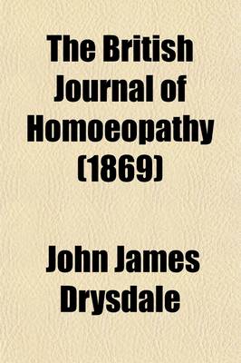 Book cover for The British Journal of Homoeopathy (Volume 27)