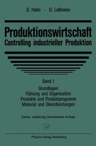 Cover of Produktionswirtschaft Controlling Industrieller Produktion