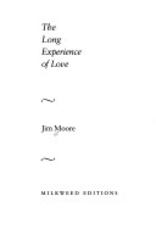 Cover of The Long Experience of Love