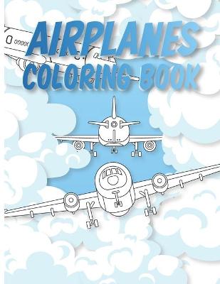 Book cover for Airplanes Coloring Book