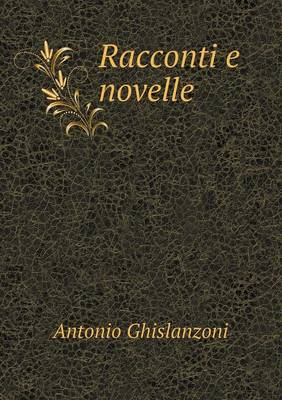 Book cover for Racconti e novelle