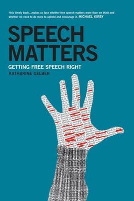 Book cover for Speech Matters: Getting Free Speech Right