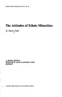 Book cover for The Attitudes of Ethnic Minorities