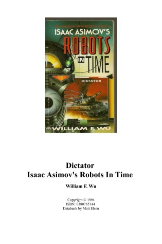 Cover of Isaac Asimov's Robots in Time