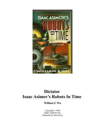 Book cover for Isaac Asimov's Robots in Time