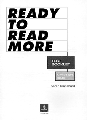 Book cover for Ready to Read More, Test Booklet