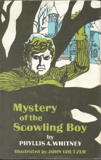 Book cover for The Mystery of the Scowling Boy