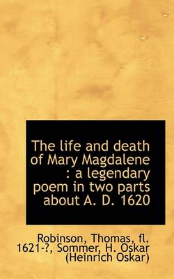 Book cover for The Life and Death of Mary Magdalene