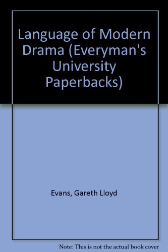 Book cover for Language of Modern Drama