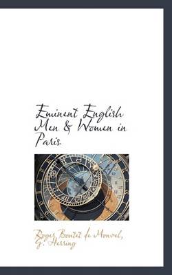 Book cover for Eminent English Men & Women in Paris