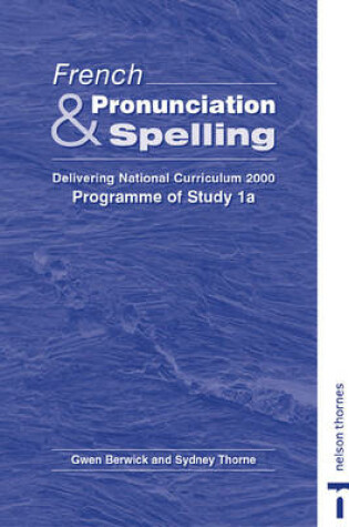 Cover of French Pronunciation and Spelling